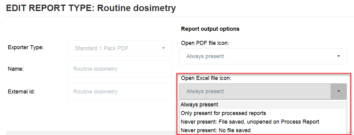 report control Excel options.png