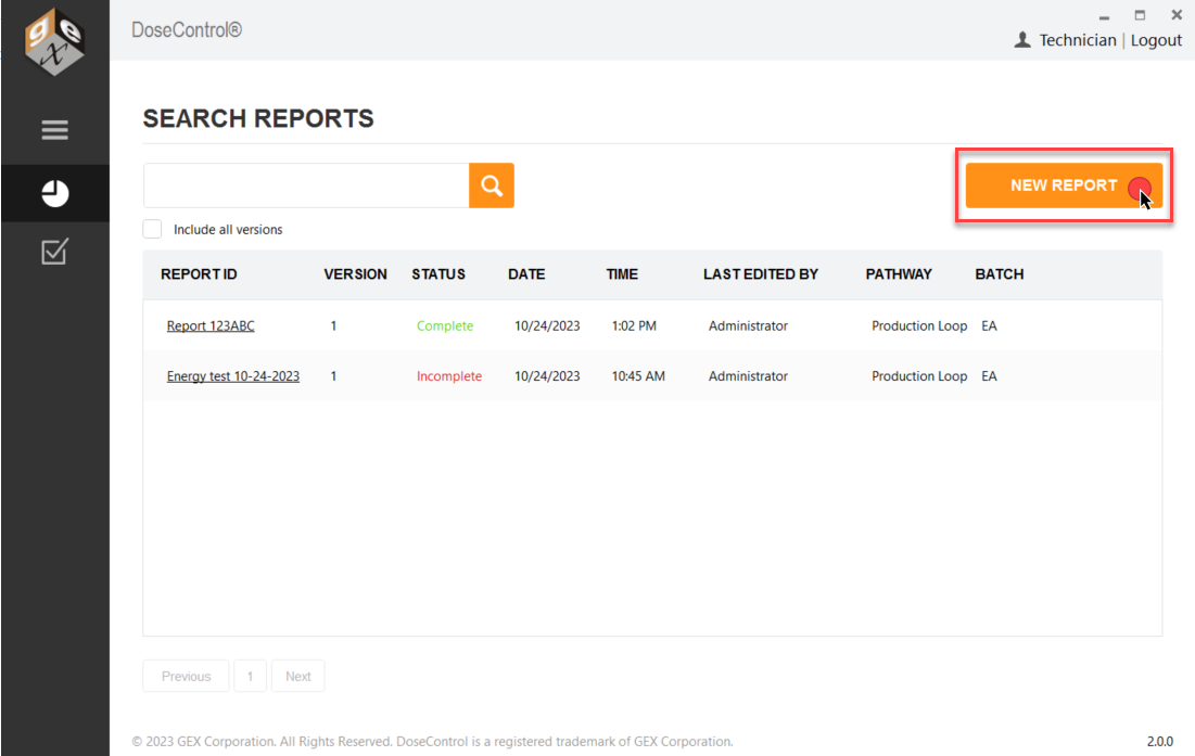 start new report.png